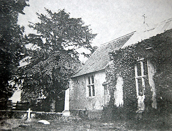Hulcote chancel from the north-west about 1900 [Z669/17]